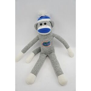 Florida Gators Rally Sock Monkey Stuffie Animal Plush 20" Forever Collectables